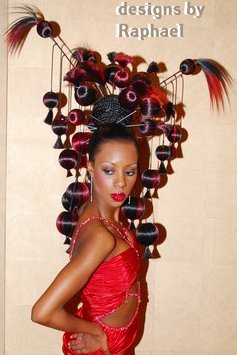 Ethnic hair styles and braided hair pieces are offered as a salon service at Raphael Internations Salon in Detroit MI.