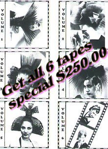 Hair training tapes -full series 250.00